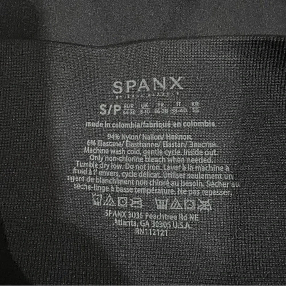 Spanx Seamless Moto Leggings Size S‎ Petite Indigo Sky NWT High Rise Control $88